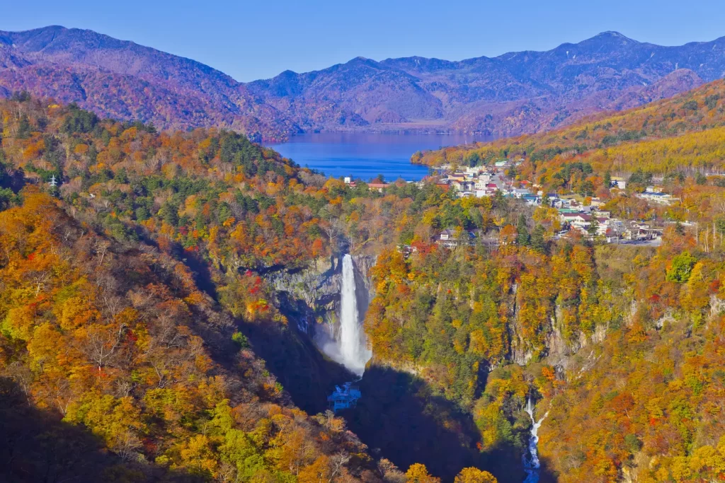 中禅寺湖と華厳の滝
